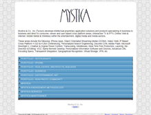 Tablet Screenshot of mystica.com